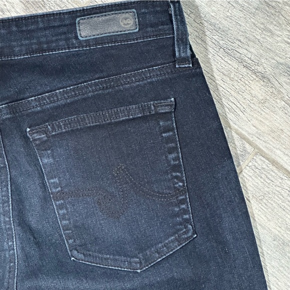 AG ADRIANO GOLDSCHMIED THE MARI Dark Wash High Rise Straight Leg Jeans 27 - Picture 11 of 15